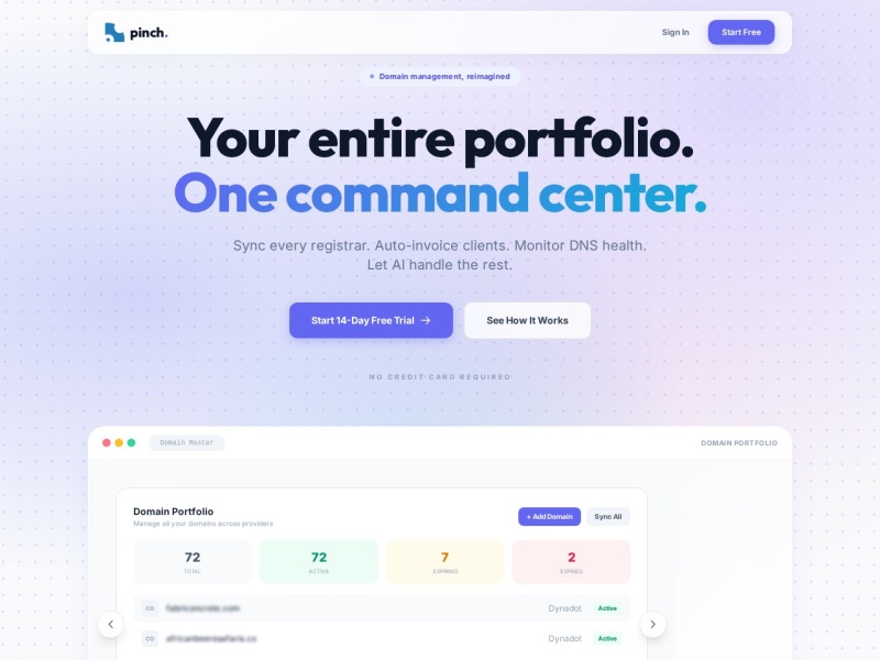 DomainMaster screenshot