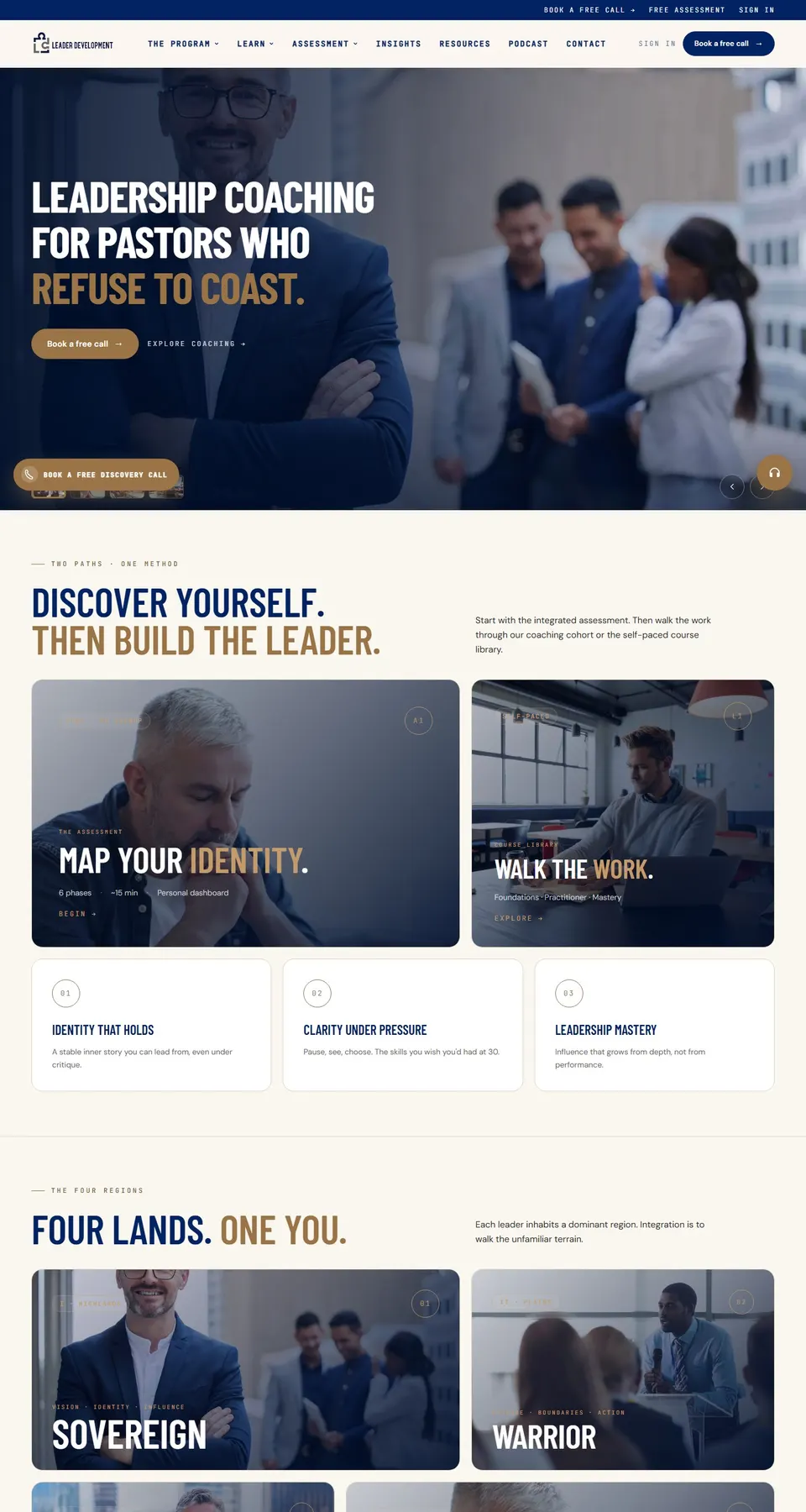 Leader Development home page