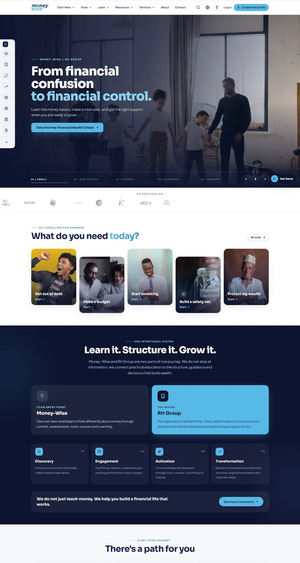 Money-Wise home page