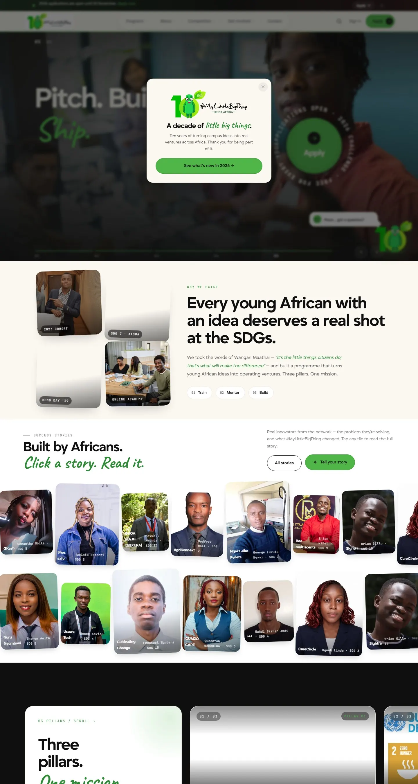 My Little Big Thing website