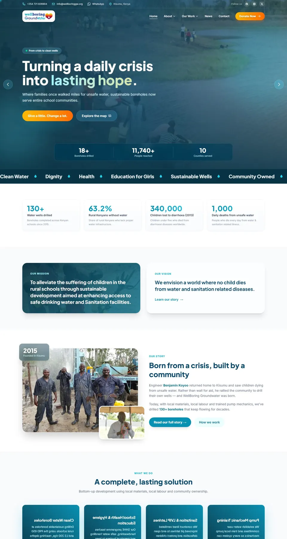 WellBoring Groundwater home page